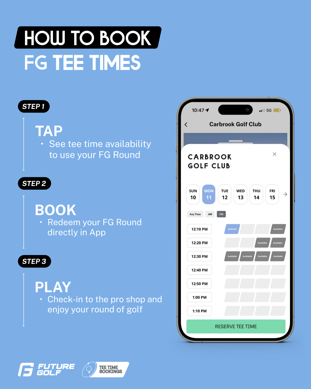 Future Golf Tee Time Bookings – Future Golf Support