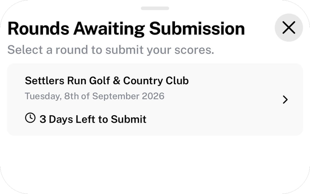 Nominated round unlocked with 3 days left to submit